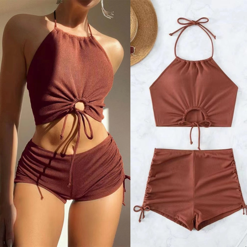 Split swimsuit two-piece Tankini set