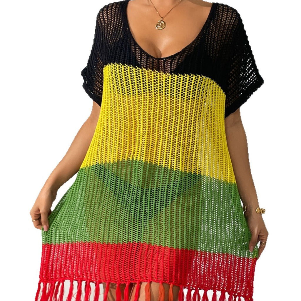 Ladies' Tied Dress with Bow, Beach Bikini Cover-up