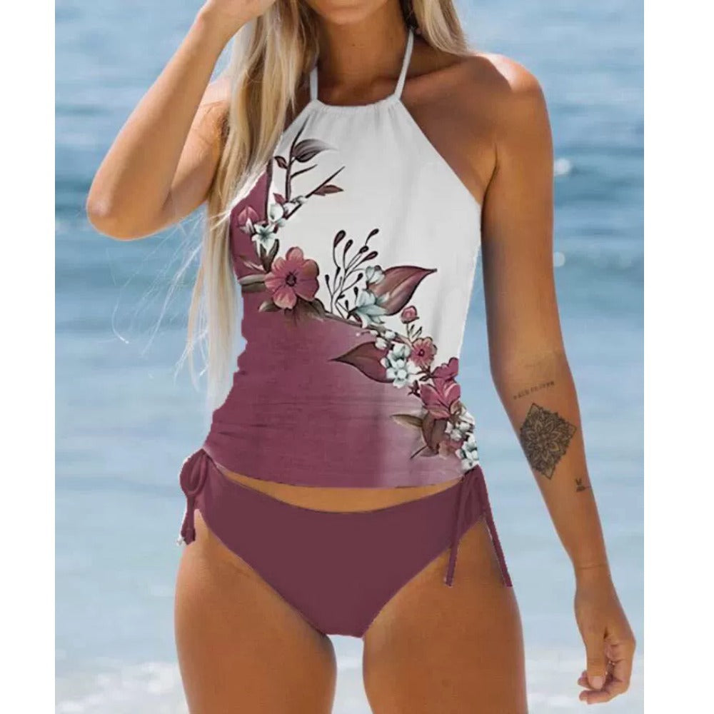Quick drying split swimsuit