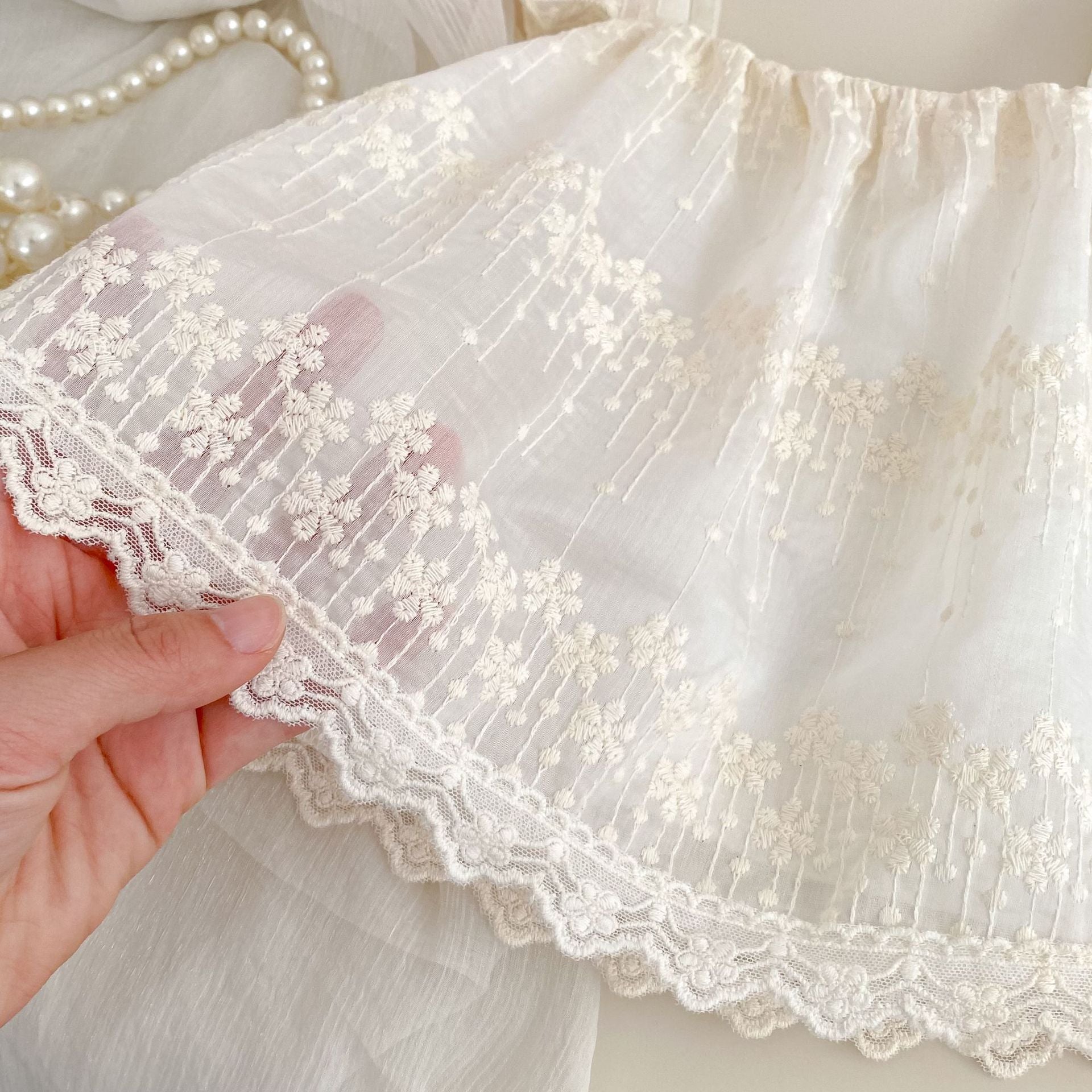 Baby Girl Summer Outfit Set with Flutter Sleeve Top + Bloomer Shorts, Sweet Style Two-Piece Clothing for Toddler Girls