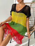 Ladies' Tied Dress with Bow, Beach Bikini Cover-up