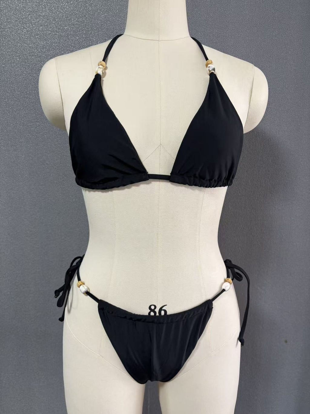 Women's Bikini Set Triangle Tied Elegant Swimwear String Swimsuit Wholesale