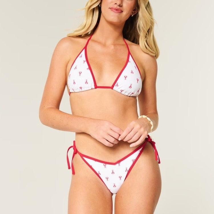 Two-Piece Swimsuit for Women, Sexy Bikini Set, Lobster-Inspired Design
