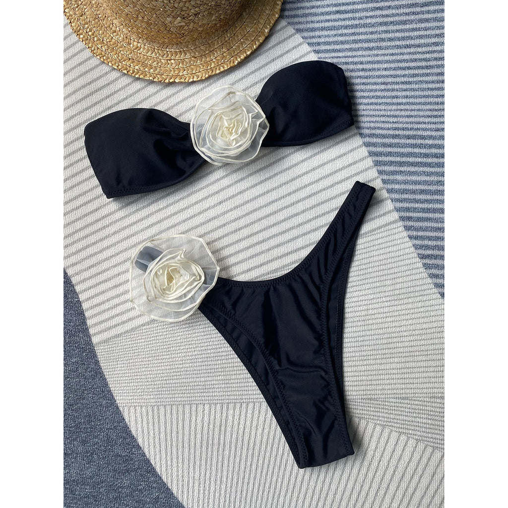 Low waist split swimsuit for women