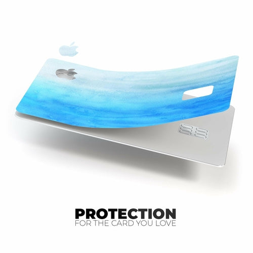 Blotted Blues Absorbed Watercolor Texture - Premium Protective Decal