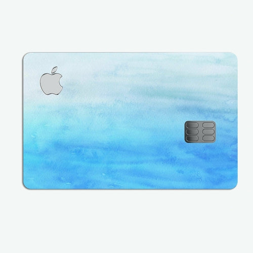 Blotted Blues Absorbed Watercolor Texture - Premium Protective Decal