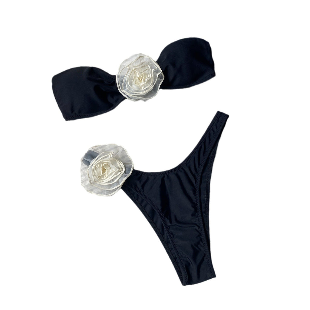 Low waist split swimsuit for women