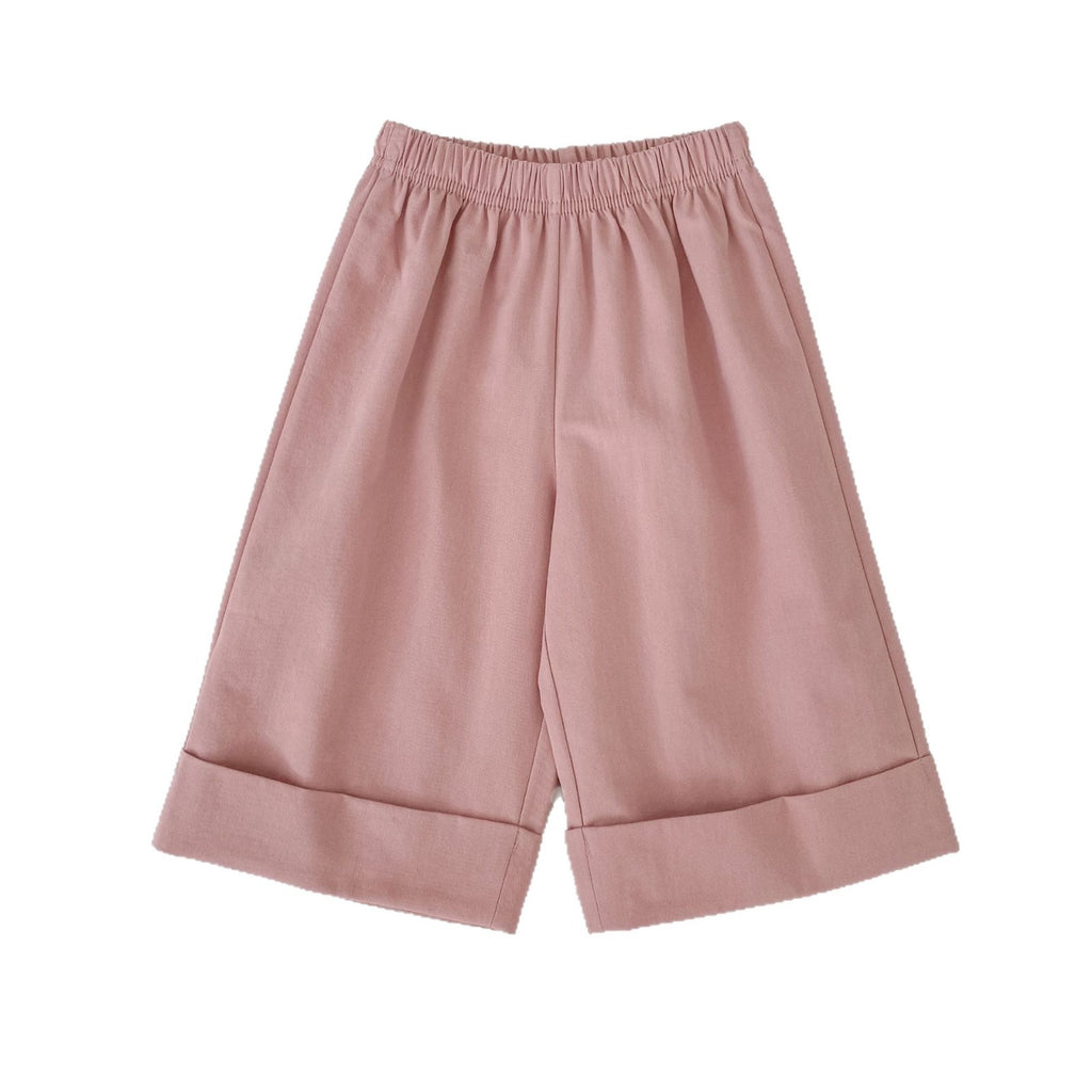 Chic Loose Straight Leg Pants for Girls Summer Lightweight Solid Color Casual Wide Leg Trousers