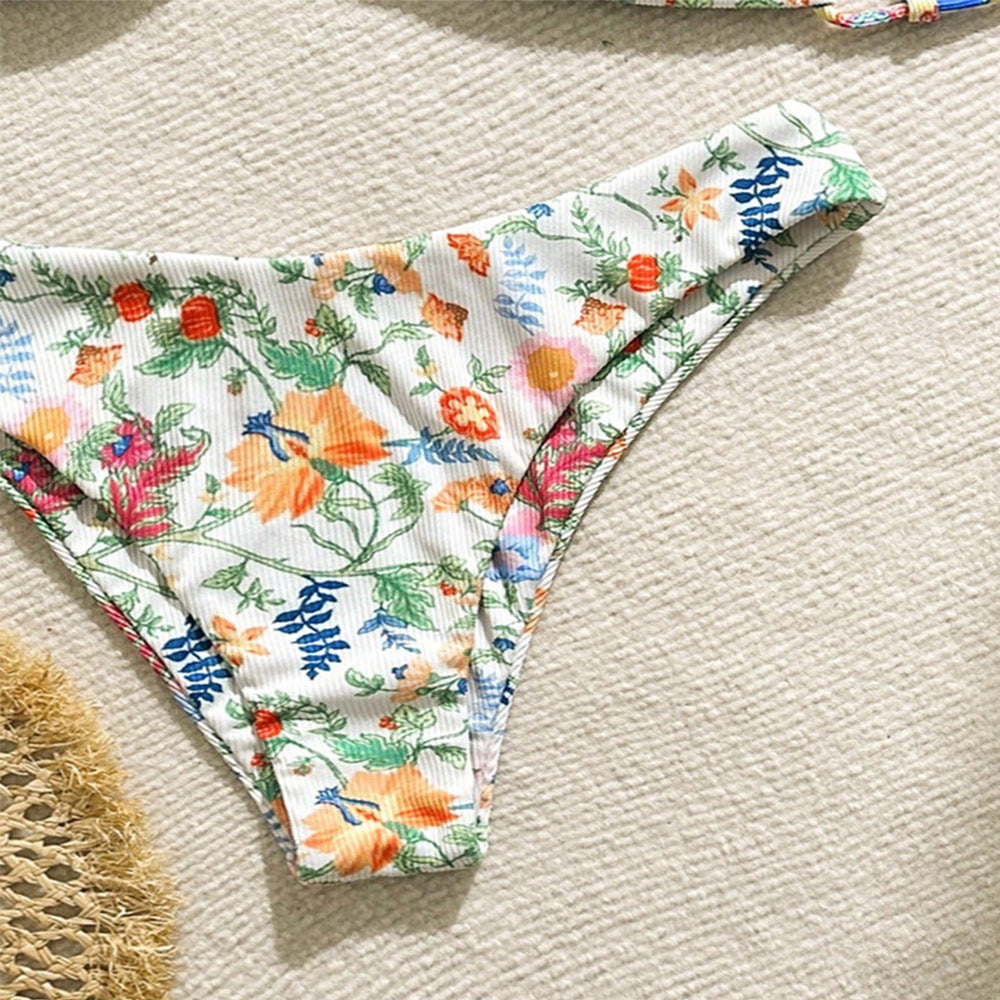 Floral Split Swimsuit