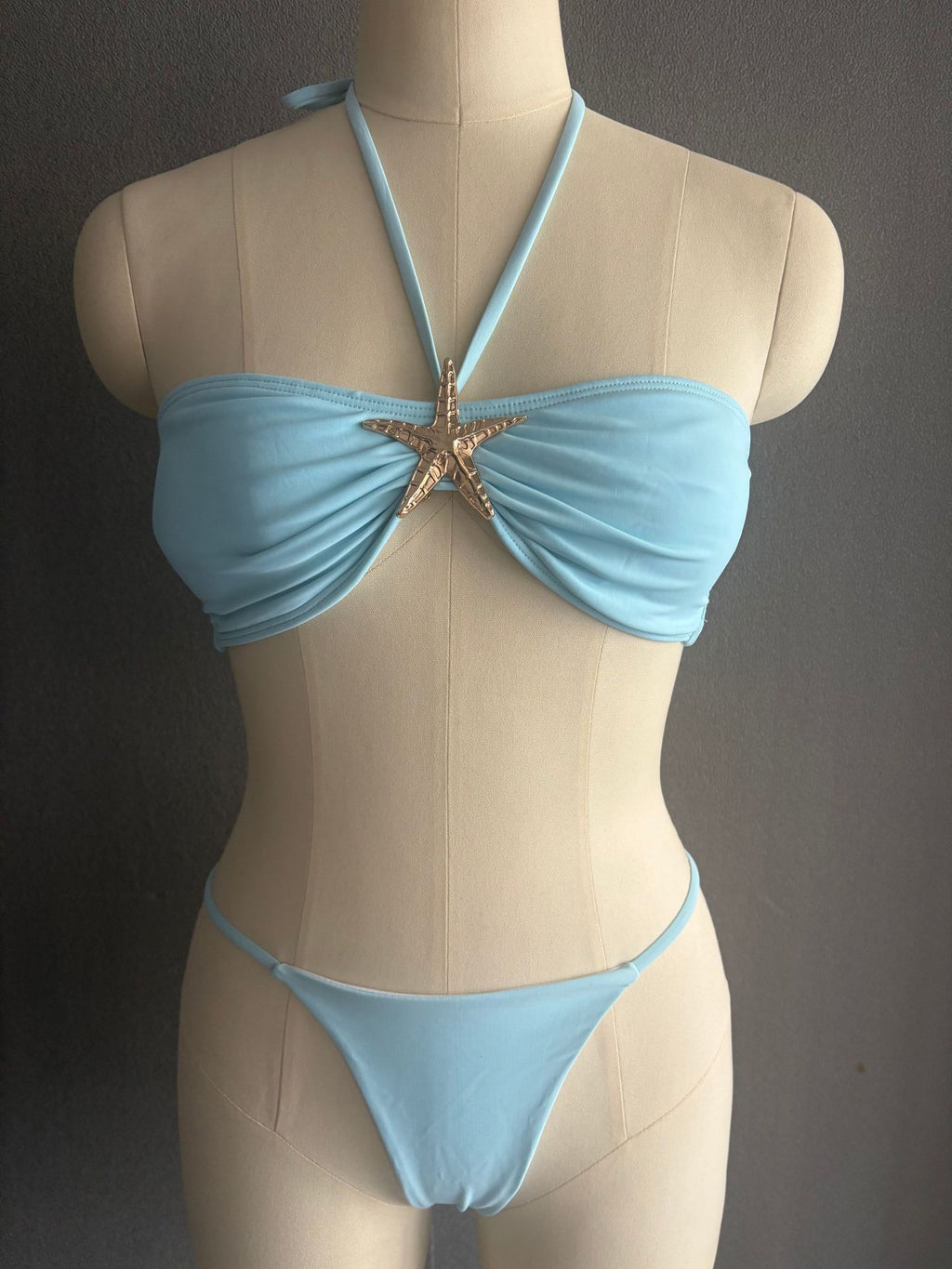 Bikini Swimwear for Women, Two-Piece Strapless Sexy Starfish Design, Perfect for Hot Springs and Vacation