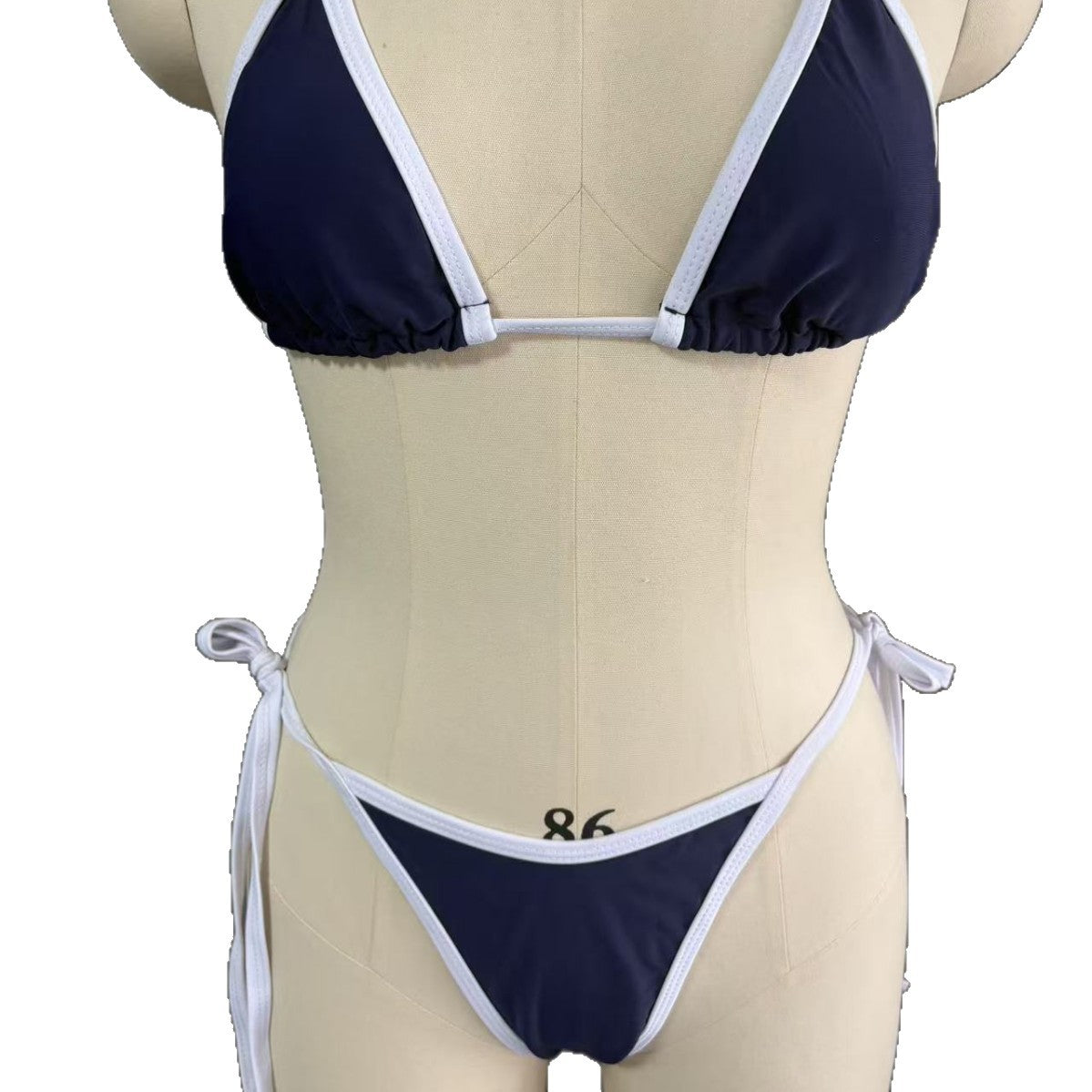 Blue Bikini for Women, Sexy Three-Piece Swimwear, Wholesale from Factory