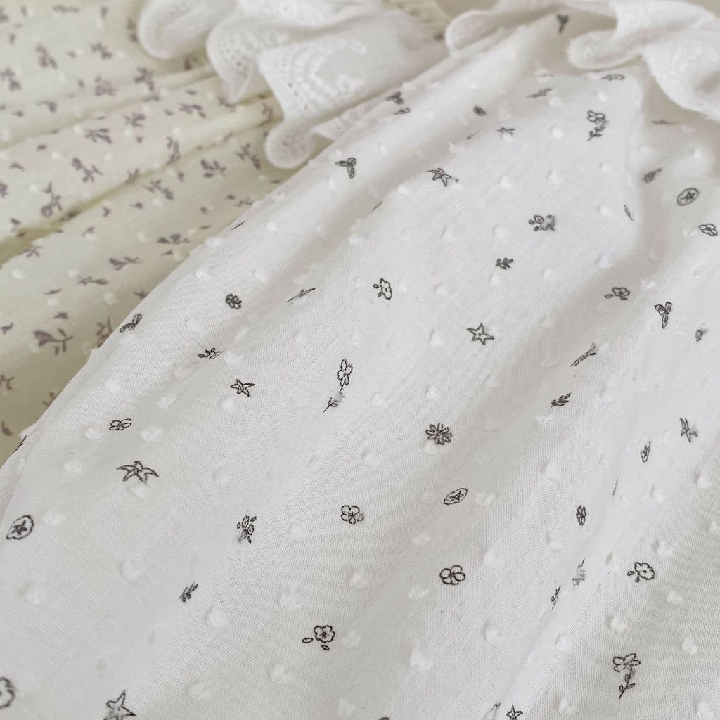 Girls Summer Floral Mosquito-Proof Pants, Elastic Cuff Lantern Pants, Lightweight Air-Conditioned Trousers