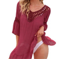 Irregular beach skirt cover up