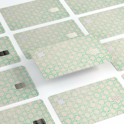 Inverted Teal Oval Pattern - Premium Protective Decal Skin-Kit for the