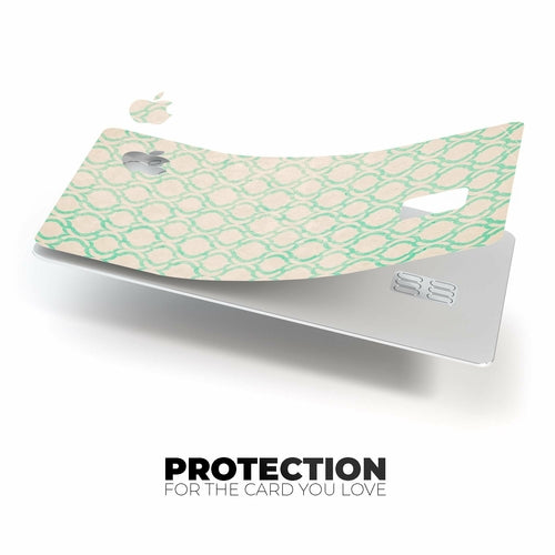Inverted Teal Oval Pattern - Premium Protective Decal Skin-Kit for the