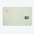 Inverted Teal Oval Pattern - Premium Protective Decal Skin-Kit for the