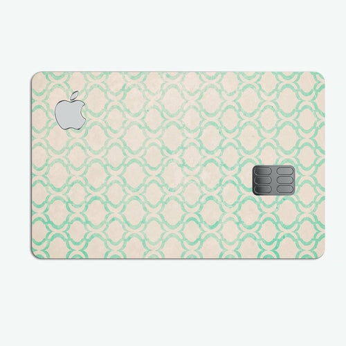 Inverted Teal Oval Pattern - Premium Protective Decal Skin-Kit for the