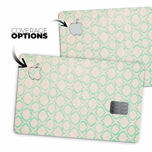 Inverted Teal Oval Pattern - Premium Protective Decal Skin-Kit for the