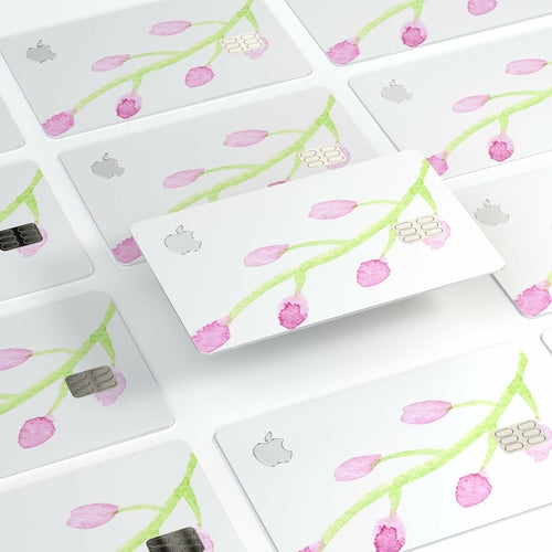 Pink and Green Olive Branch - Premium Protective Decal Skin-Kit for