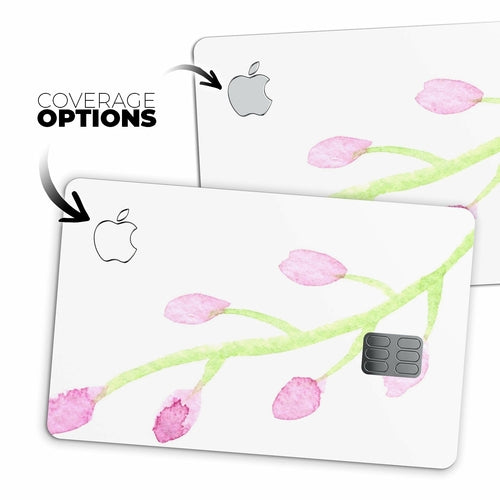 Pink and Green Olive Branch - Premium Protective Decal Skin-Kit for
