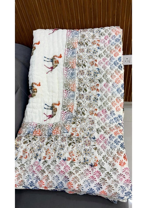 Premium Single Jaipuri Rajai Bedsheet for Everyday Comfort